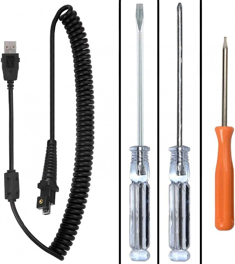 ECS Tangle Free Curly Replacement Cord for Nuance PowerMic III | Black - Fresh Stock Dated February 2026