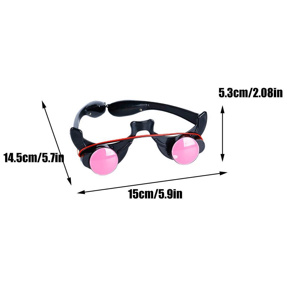 LED Luminous Glow Glasses Funny Red Eyes Halloween Cosplay Accessories Party - Fresh Stock Dated February 2026