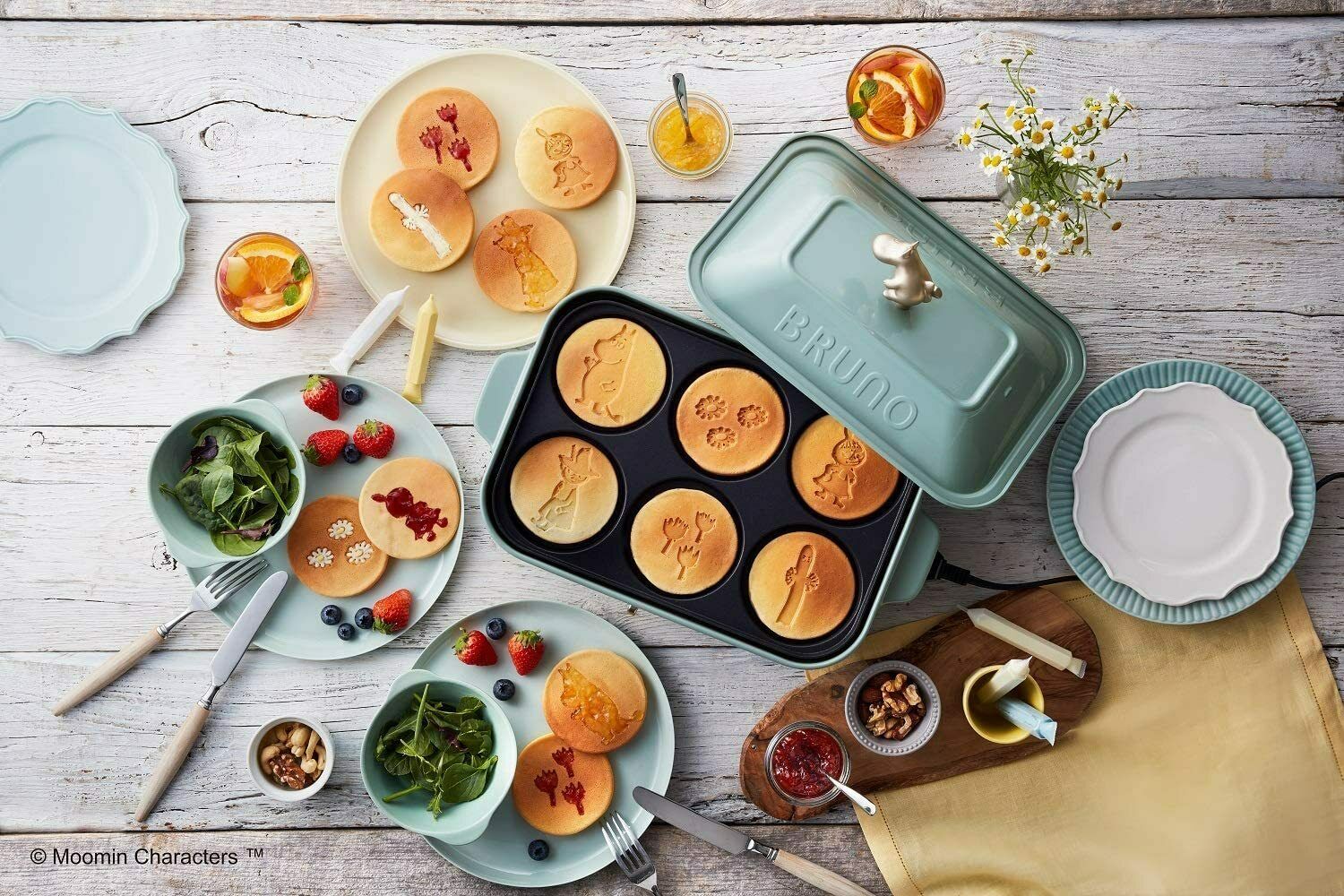 Bruno Compact Hot Plate Body Plate 5 types Takoyaki Ceramic Coat Pot Flat - Fresh Stock Dated February 2026