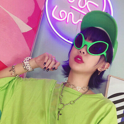 Novelty Alien Glasses Sunglasses Fancy Dress Costume Green Frame Gray Lens - Fresh Stock Dated February 2026