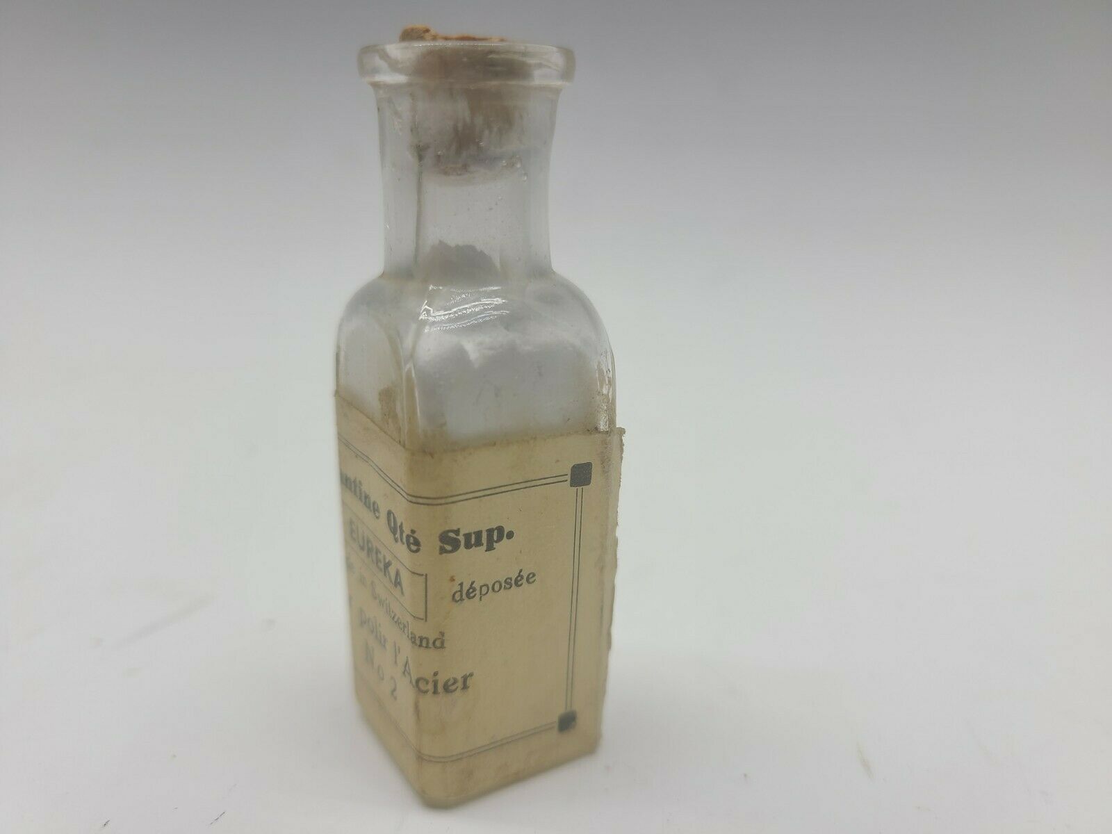 Vintage Bottle of Eureka Diamantine #2 Polish Powder Swiss Watch Repair Tool - Fresh Stock Dated February 2026