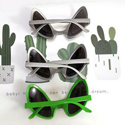 Novelty Alien Glasses Sunglasses Fancy Dress Costume Green Frame Gray Lens - Fresh Stock Dated February 2026
