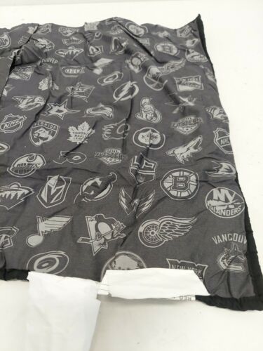 Pottery Barn Teen NHL Urban, Quilted Standard Sham New in OPEN packBlk/Gray - Fresh Stock Dated December 2025