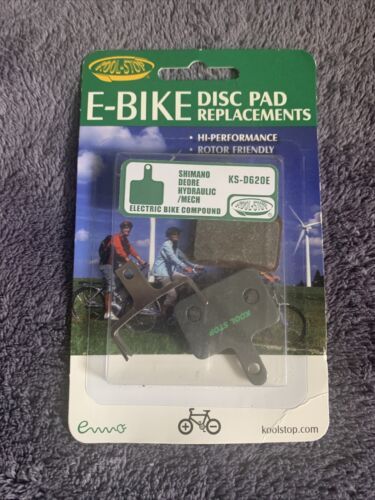 Kool-Stop Shimano Deore Disc Brake Pads, Electric Compound E-Bike Hi-Performance - Fresh Stock Dated February 2026