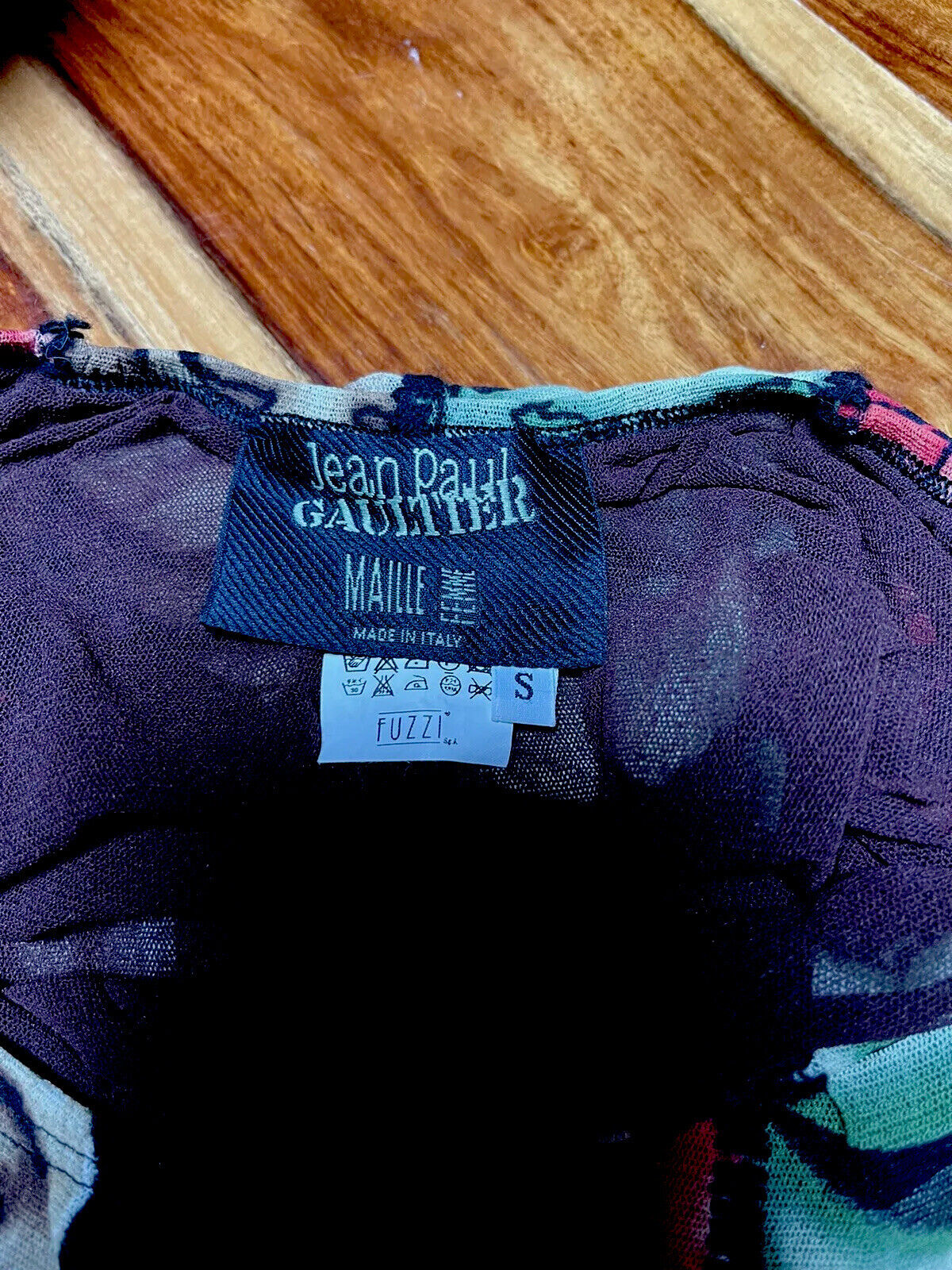 Jean Paul Gaultier Vintage Iconic Faces Maille Femme Skirt - Small - Fresh Stock Dated March 2026