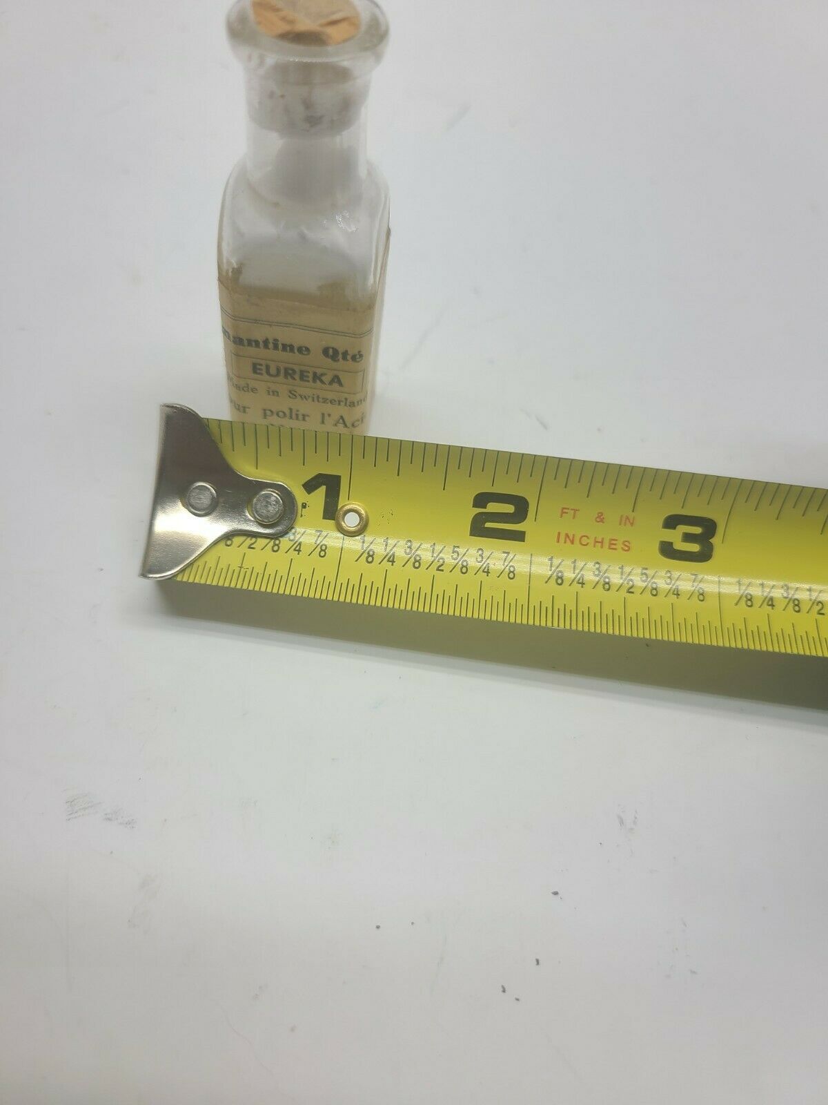 Vintage Bottle of Eureka Diamantine #2 Polish Powder Swiss Watch Repair Tool - Fresh Stock Dated February 2026