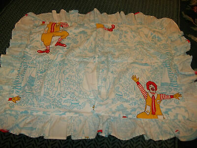 Set of 2 Vintage McDonalds Fast food Novelty Pillow Case/SHAM Pair {Fabric} 2B - Fresh Stock Dated December 2025