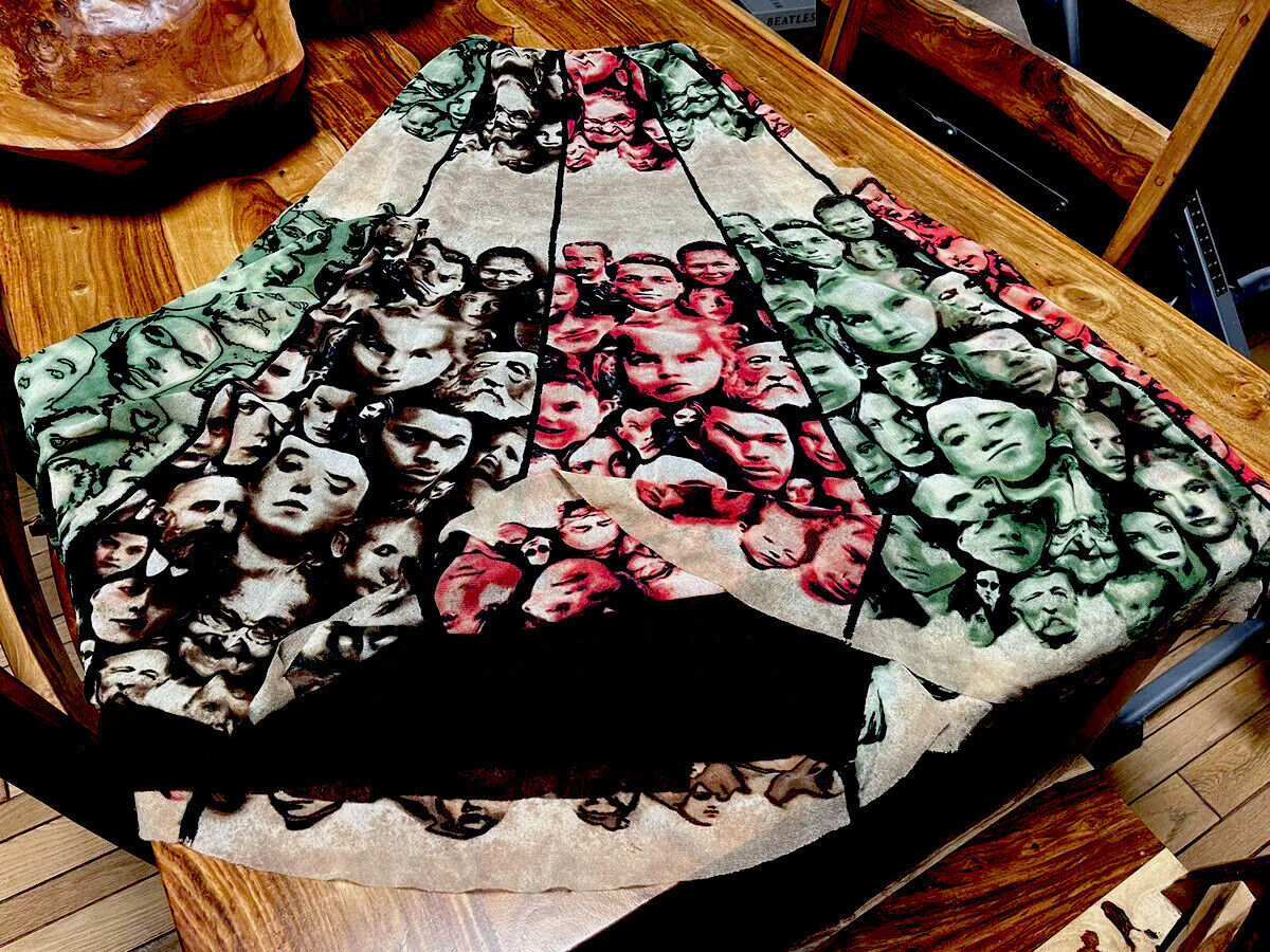 Jean Paul Gaultier Vintage Iconic Faces Maille Femme Skirt - Small - Fresh Stock Dated March 2026