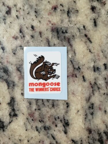 GET COOK'IN Cook Bros Racing Sticker BMX, bonus Mongoose sticker! Rad old school - Fresh Stock Dated December 2025