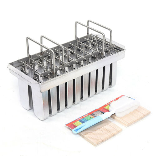 Stainless Steel Molds 20pcs Ice Pop Lolly Popsicle Mold  Ice Cream Stick Holder - Fresh Stock Dated February 2026