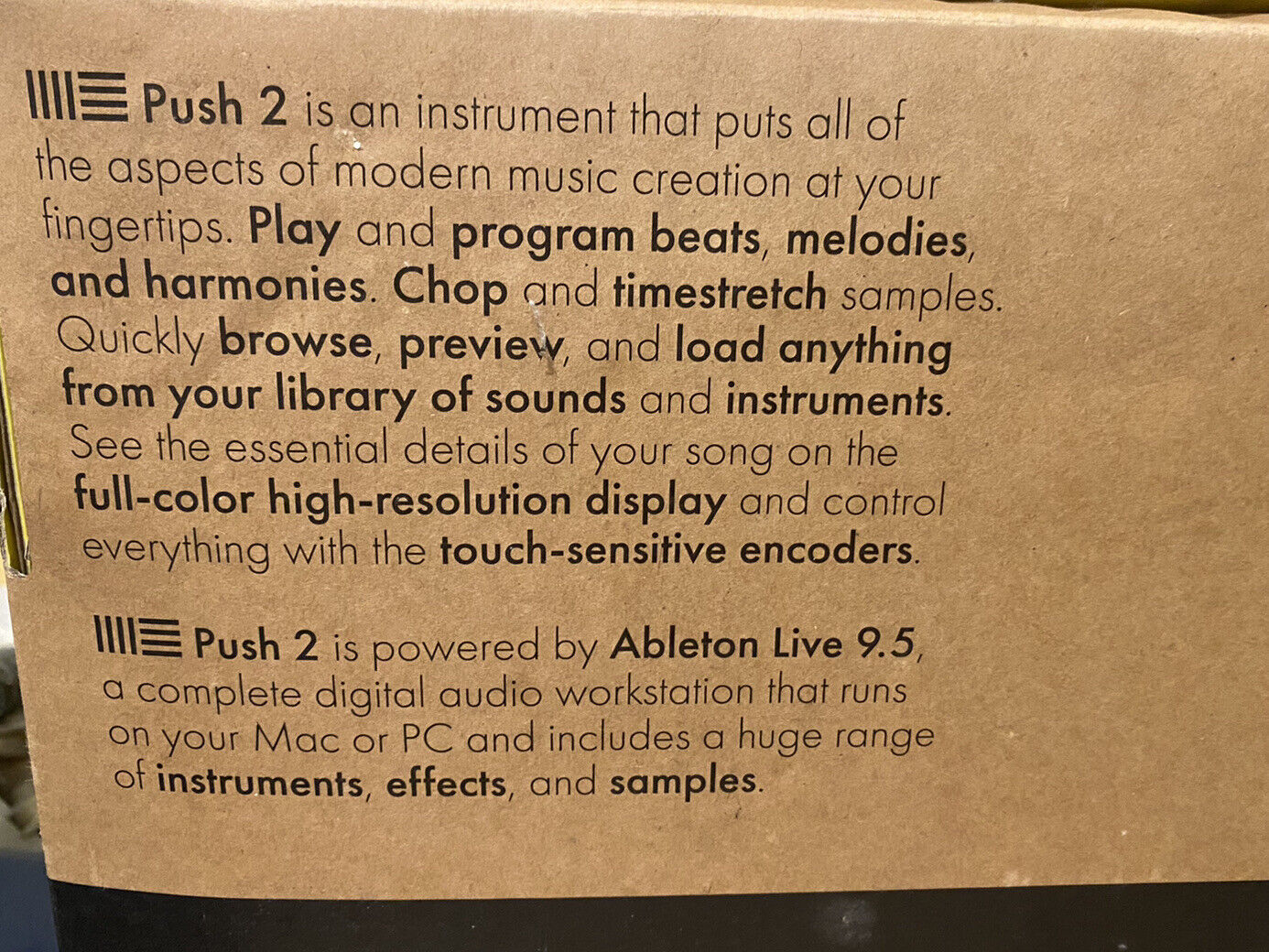 Ableton Push 2 Controller Original Box - Fresh Stock Dated February 2026