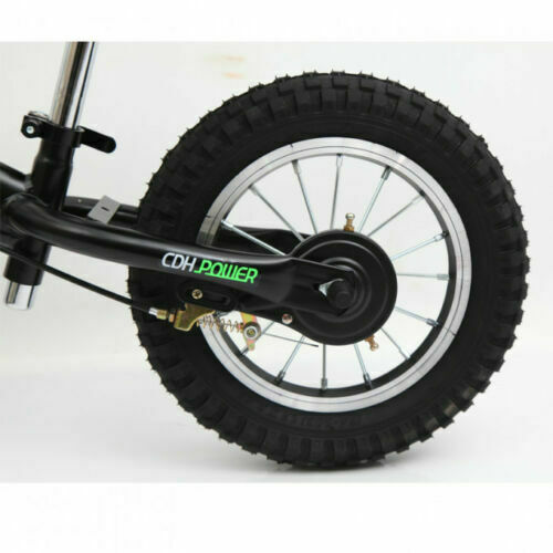 CDH 12x2.4 Inch Adjustable Balance Bike, Black for Ages 2 to 6 Years Old.11.88LB - Fresh Stock Dated February 2026