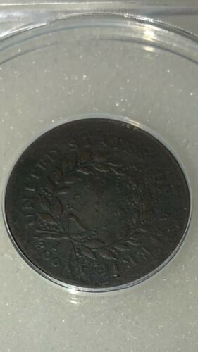 1793 1/2C Liberty Cap Half Cent ANACS F12 Details Corroded C2 R3 - Fresh Stock Dated December 2025