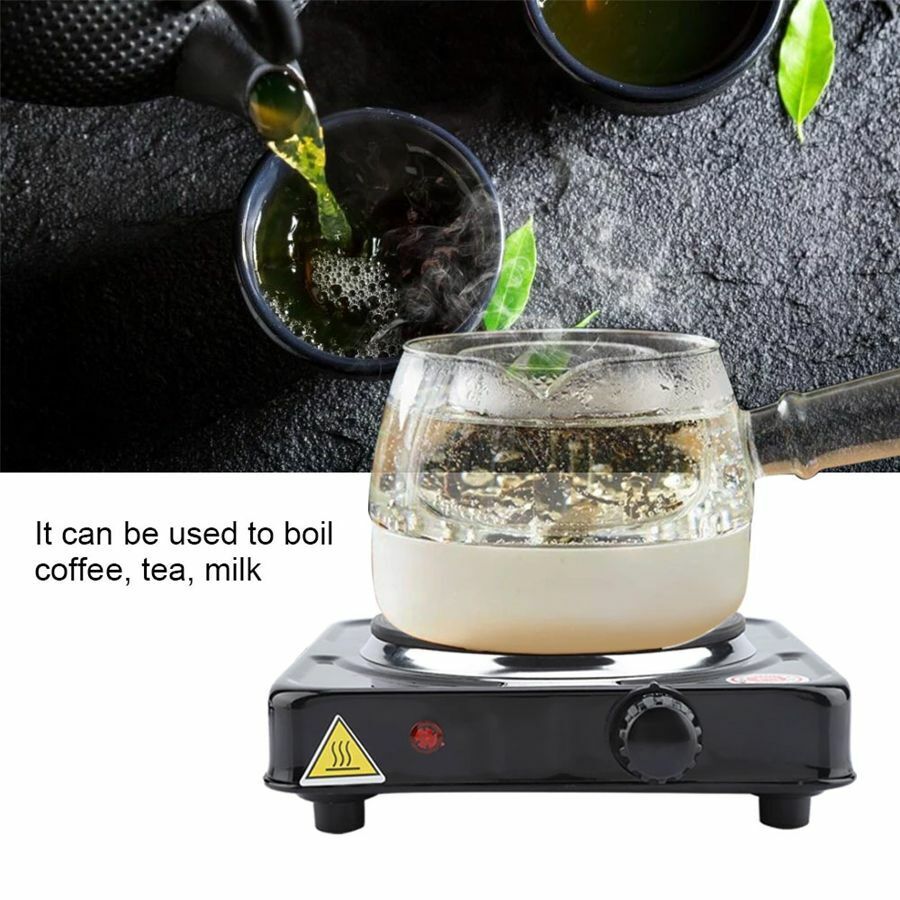 Multifunctional Electric Heating Plate Furnace Cooking Coffee Heater Mini Stove - Fresh Stock Dated February 2026