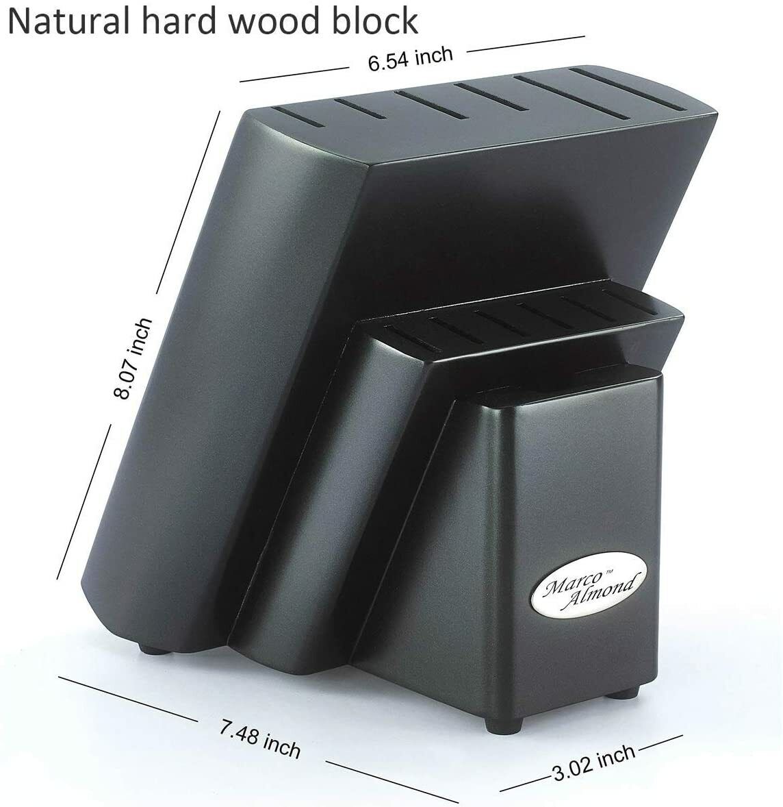 14pcs Rainbow Kitchen Knife Block Set Stainless Steel Knife Set with Block - Fresh Stock Dated February 2026