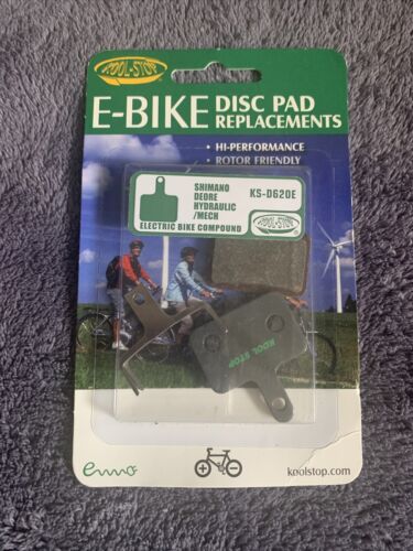 Kool-Stop Shimano Deore Disc Brake Pads, Electric Compound E-Bike Hi-Performance - Fresh Stock Dated February 2026