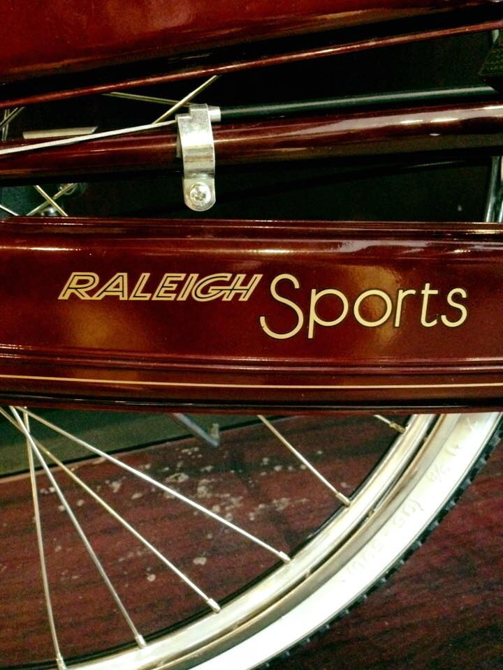 RALEIGH SPORT DECAL RETRO VINTAGE BIKE BICYCLE PART STICKER CYCLING GOOD ENGLAND - Fresh Stock Dated December 2025