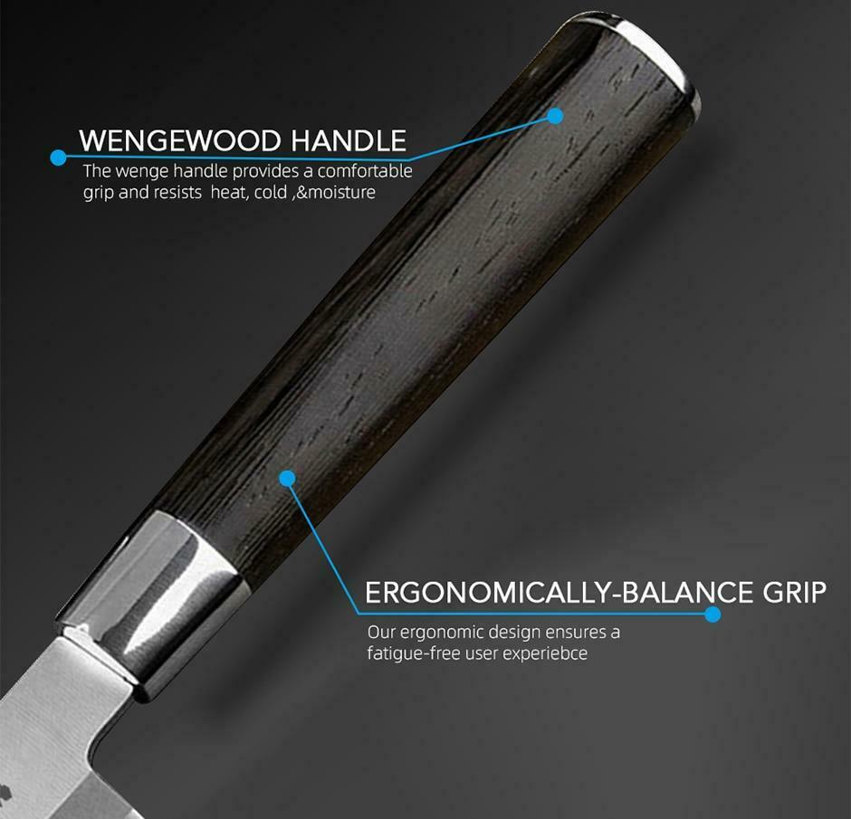 Japanese Sashimi Sushi Yanagiba Knife 9.5 inch Chef Wood Handle Fish Filleting - Fresh Stock Dated December 2025