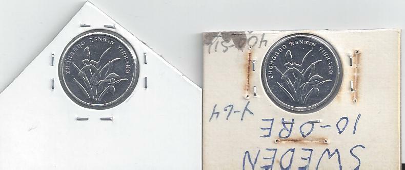 2 DIFFERENT 1 JIAO COINS from the PEOPLE's REPUBLIC of CHINA DATING 2008 & 2009 - Fresh Stock Dated February 2026