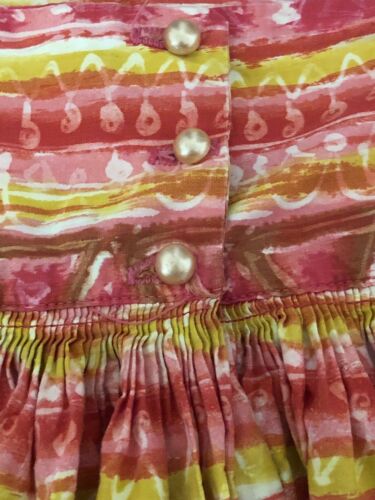 Rare Vintage 1950s Jantzen Company Cotton Circle Skirt Tapa Tiki Hawaiian Small - Fresh Stock Dated February 2026