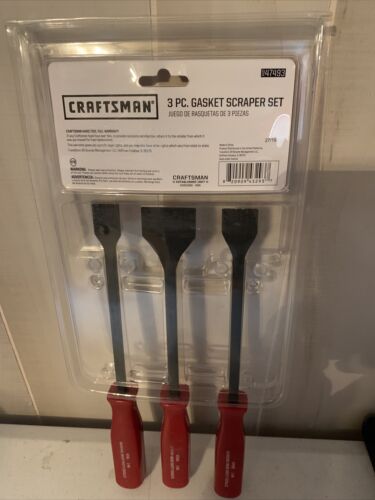 CRAFTSMAN 3 PIECE GASKET SCRAPER TOOL SET 47493 *NEW* (3/4