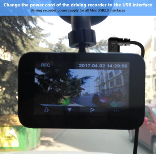 Pasow Mini USB Charging Cable 2.0 A-Male to Mini-B Car 11.5FT, Left Angle - Fresh Stock Dated February 2026