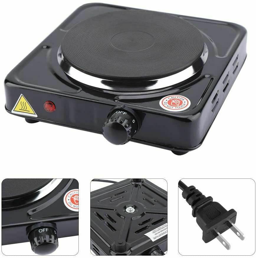 Multifunctional Electric Heating Plate Furnace Cooking Coffee Heater Mini Stove - Fresh Stock Dated February 2026
