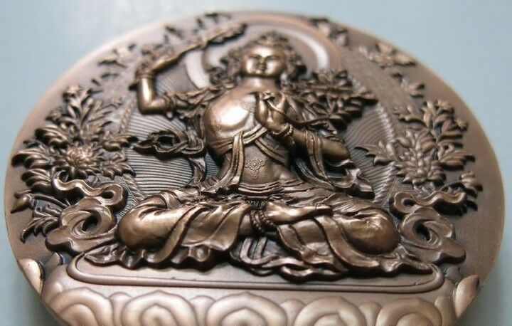China 4 x Pieces of 80mm Copper Medals Set - Chinese Buddhist Mountains - Fresh Stock Dated February 2026