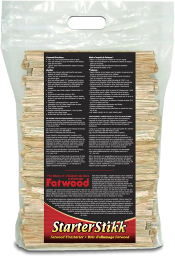 Pine Mountain 531-160-813 All-Natural Fatwood StarterStikk Fire Starter 10 lbs. - Fresh Stock Dated December 2025