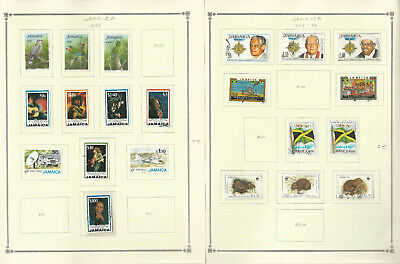 Jamaica Stamp Collection on 22 Scott Pages, 1992-2008 & BOB, JFZ - Fresh Stock Dated December 2025