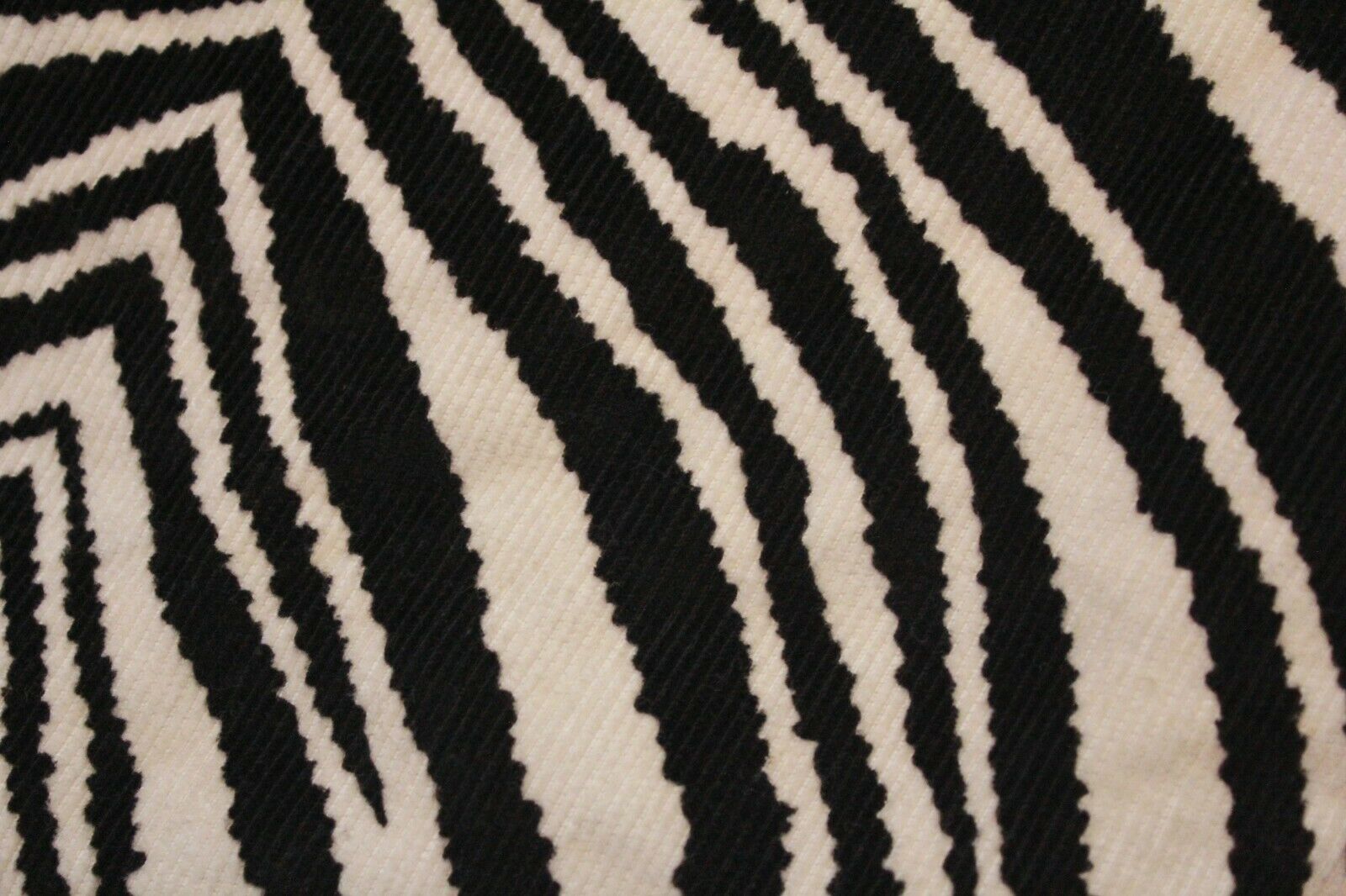 Vintage 50s Rockabilly Handmade Circle Skirt Corduroy Zebra Animal Print Stripe - Fresh Stock Dated February 2026