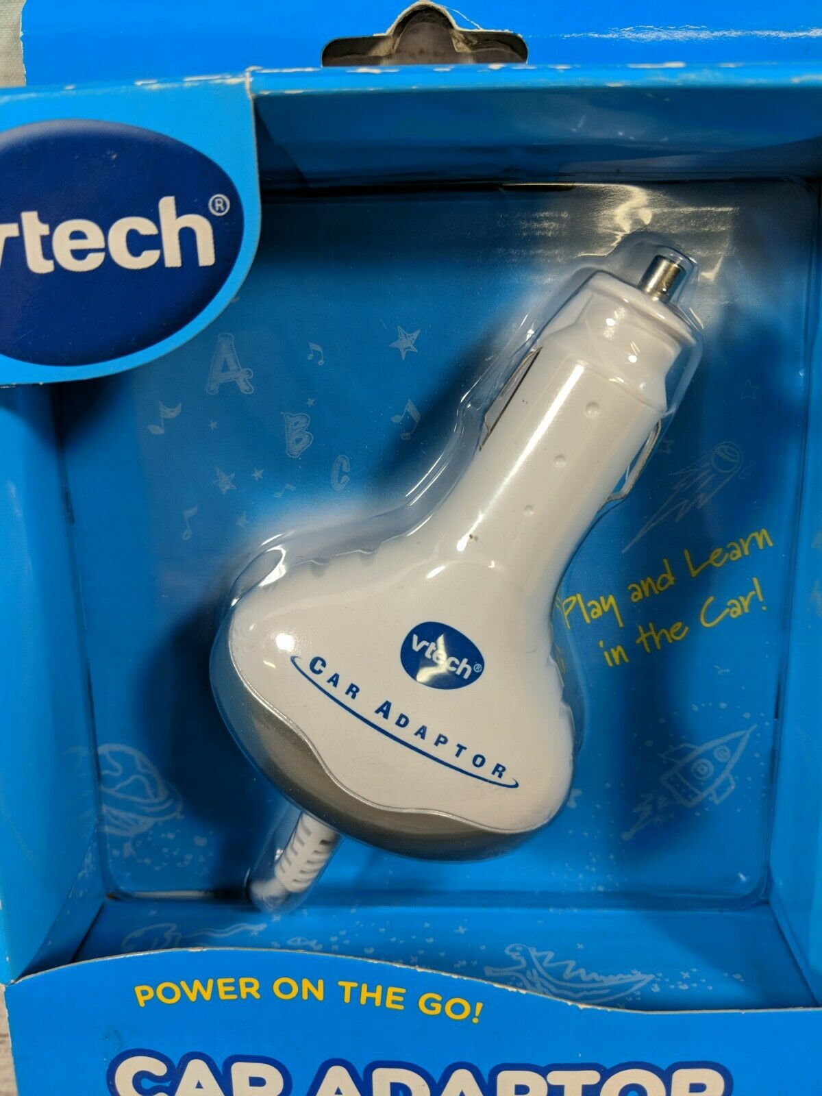 VTech Car Charging Charger Adapter Adaptor White FREE SHIPPING. NEW - Fresh Stock Dated February 2026