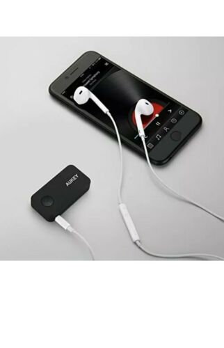 AUKEY Bluetooth 5 Receiver, Portable Wireless Audio Receiver BR-C2 - Fresh Stock Dated February 2026