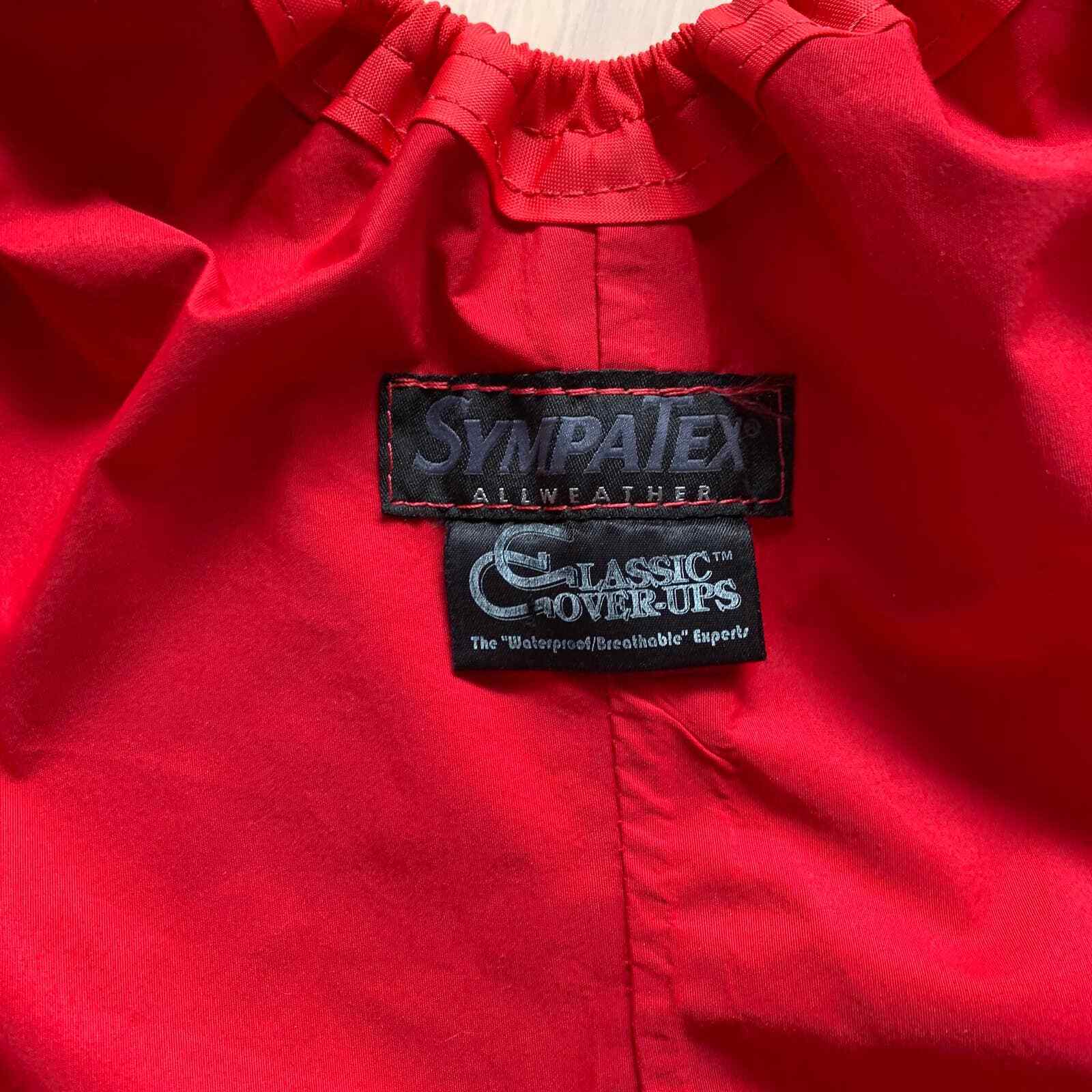 Classic Cover-Ups SympaTex All Weather Red English Saddle Cover w/ Stirrup Holes - Fresh Stock Dated December 2025
