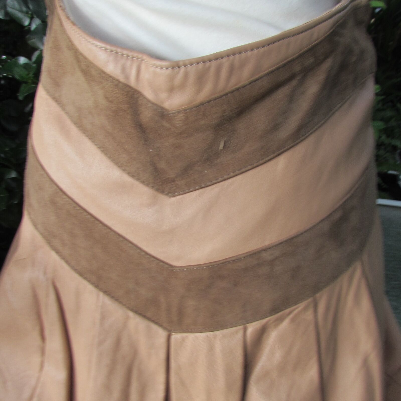 VINTAGE 80s Italian LEATHER SKIRT Buttery Soft EPIC STYLE Knee Length Xsmall S - Fresh Stock Dated February 2026