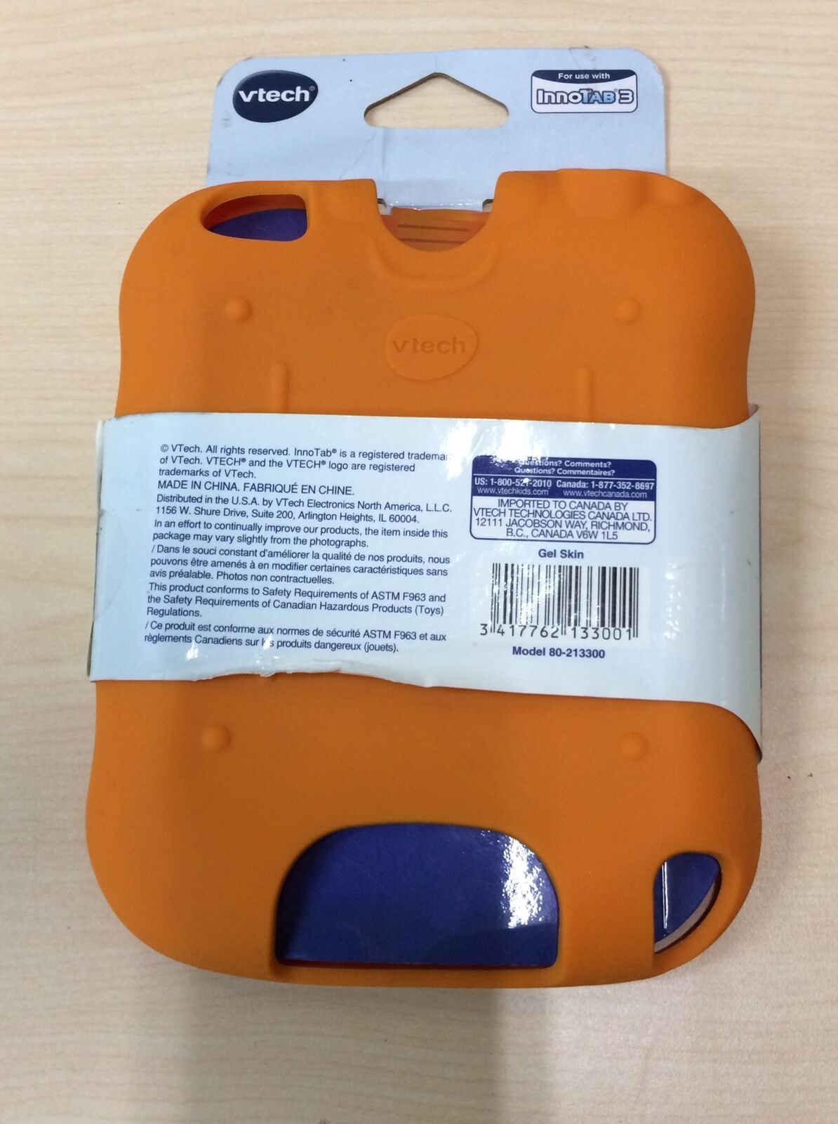 Vtech Inno Tab 3 Gel Skin Orange -New- Protect - Fresh Stock Dated February 2026