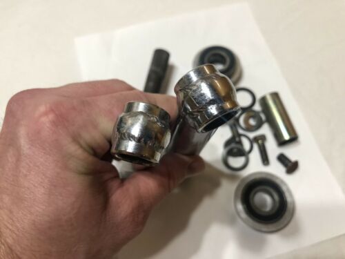 EARLY 90’s PROFILE 180mm CHROME CRANK SET OLD SCHOOL BMX CRANKS - Fresh Stock Dated December 2025