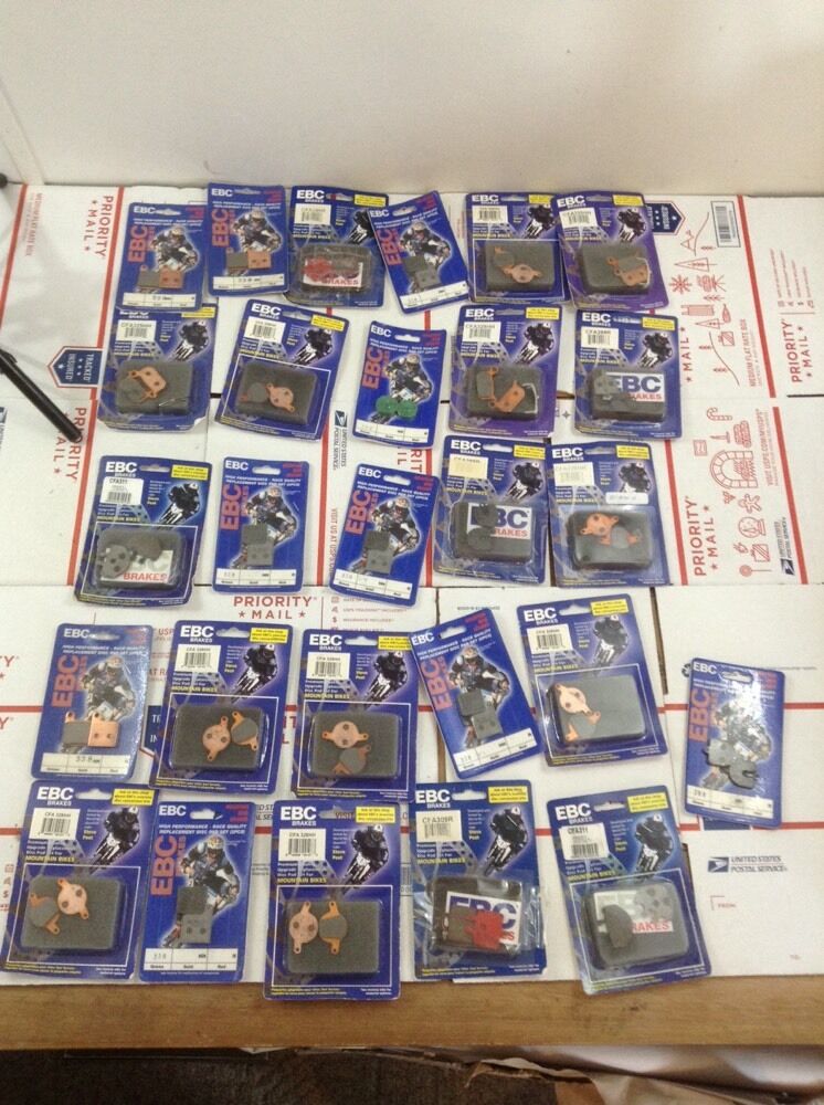 Ebc Mtb Disc Brake Pads Mountain Bike Assorted Lot Large (1321) - Fresh Stock Dated February 2026