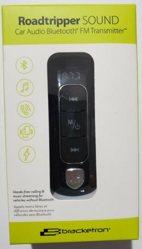 Bracketron Roadtripper Sound Car Audio Bluetooth FM Transmitter Brand New - Fresh Stock Dated December 2025