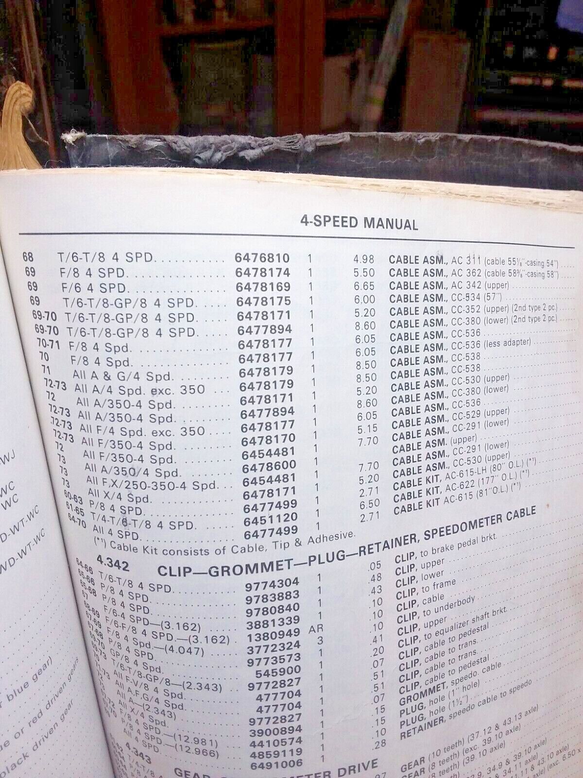 1970 1971 1972 TRANS AM FIREBIRD CAMARO Z28 442 NOVA NOS RAM AIR 455 HO SD LS6 - Fresh Stock Dated February 2026