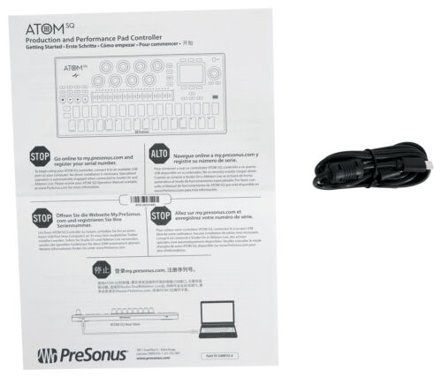 PRESONUS ATOM SQ Hybrid MIDI USB Keyboard Pad Ableton Production DJ Controller - Fresh Stock Dated February 2026