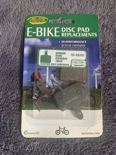 Kool-Stop Shimano Deore Disc Brake Pads, Electric Compound E-Bike Hi-Performance - Fresh Stock Dated February 2026