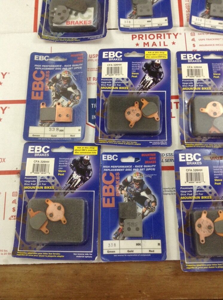 Ebc Mtb Disc Brake Pads Mountain Bike Assorted Lot Large (1321) - Fresh Stock Dated February 2026