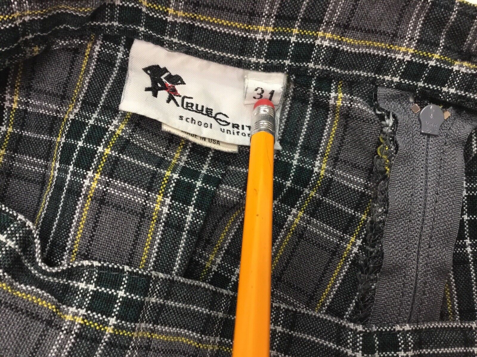 Vintage True Grits Skirt Size 31 School Uniforms Plaid - Fresh Stock Dated March 2026