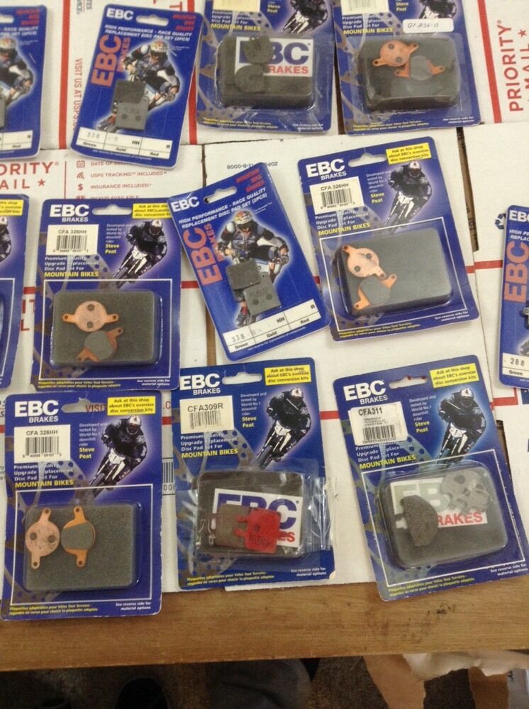 Ebc Mtb Disc Brake Pads Mountain Bike Assorted Lot Large (1321) - Fresh Stock Dated February 2026