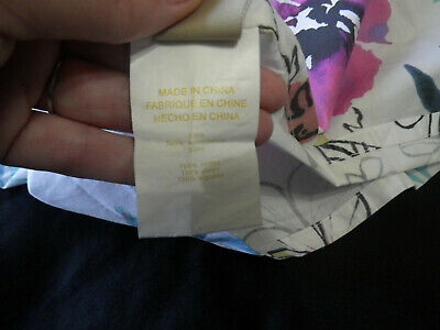 Pottery Barn Teen Bright Bouquet Floral Euro Sham Pair Water Color Purple Blue - Fresh Stock Dated December 2025