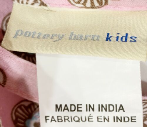 POTTERY BARN KIDS Girls Brooklyn Set (2) Pillow Shams Standard Blue Pink Floral - Fresh Stock Dated December 2025