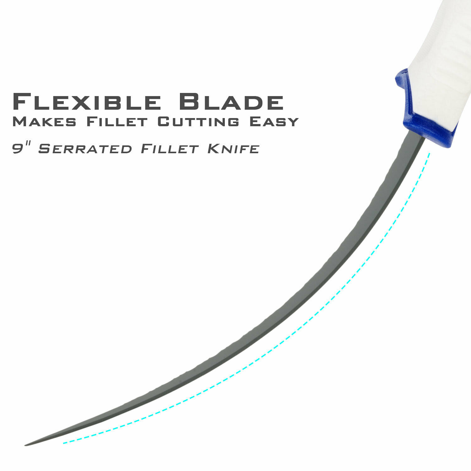 KastKing Spartacus 9 Inch Fillet Knives for Fishing & Cooking Good in Fresh - Fresh Stock Dated December 2025