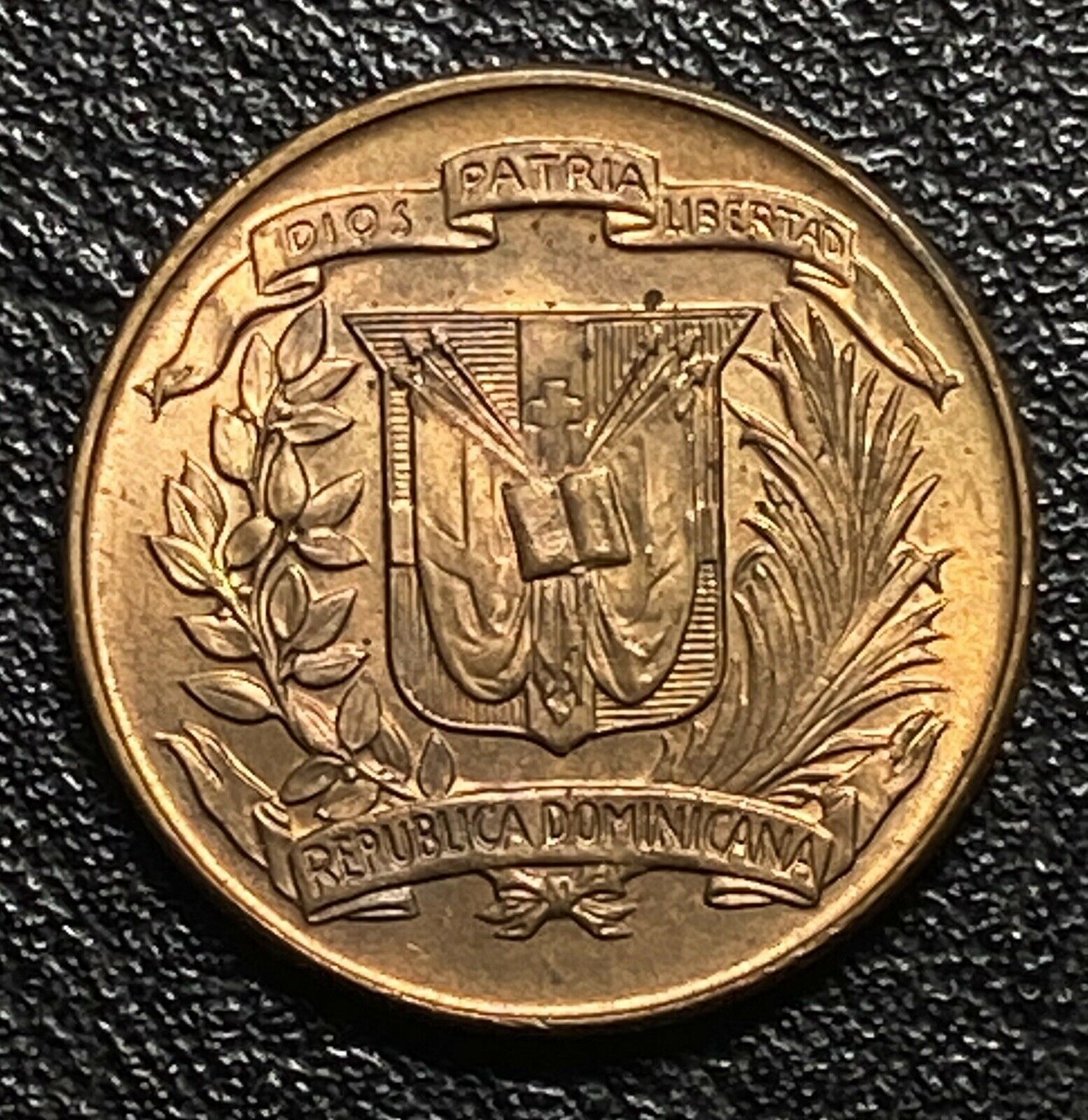 Dominican Republic 1942 Centavo BU Red Brown - Fresh Stock Dated February 2026