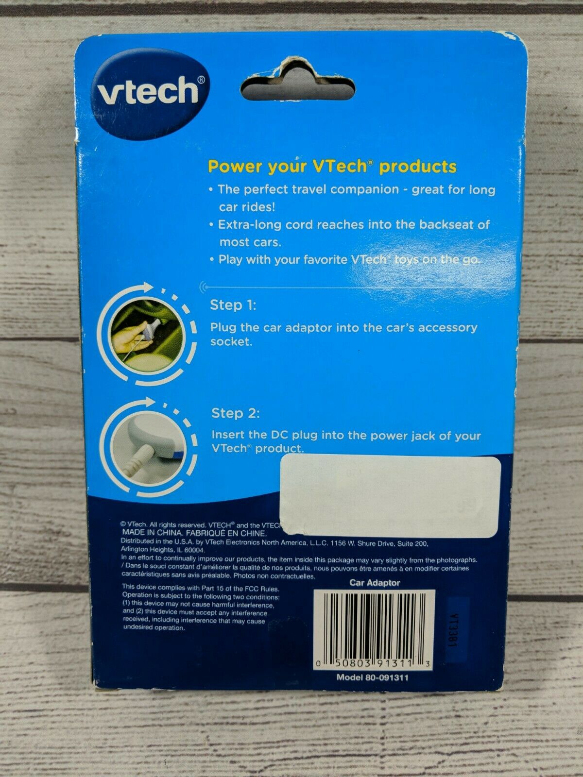 VTech Car Charging Charger Adapter Adaptor White FREE SHIPPING. NEW - Fresh Stock Dated February 2026